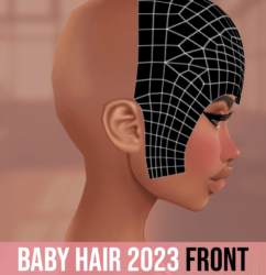 sleek baby hair imvu, hair edges, baby hair, opacity maps