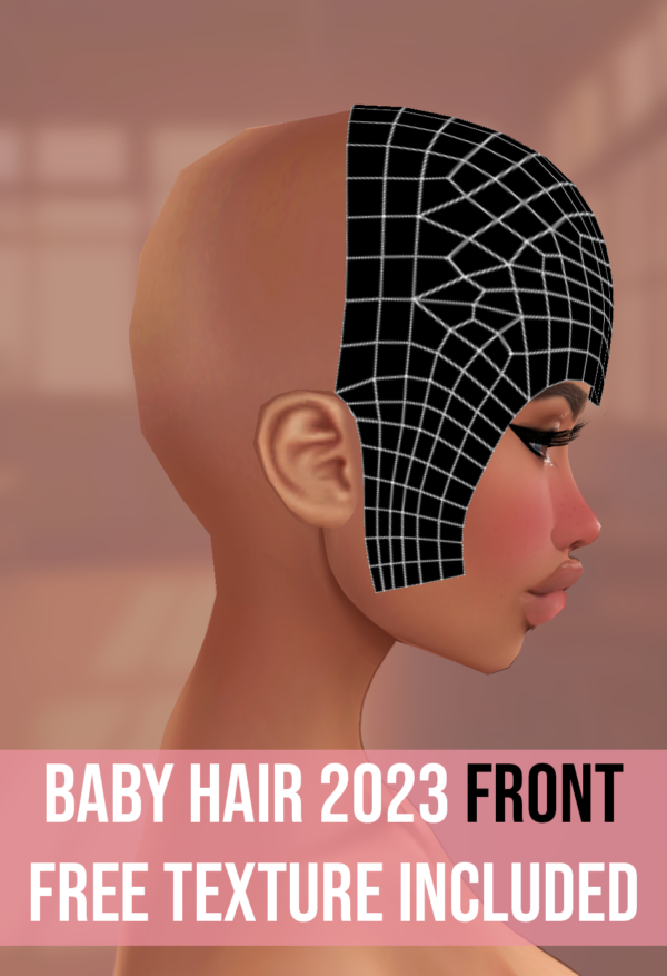 sleek baby hair imvu, hair edges, baby hair, opacity maps