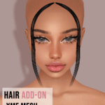 Double Fine Strands (Hair ADD-ON mesh)